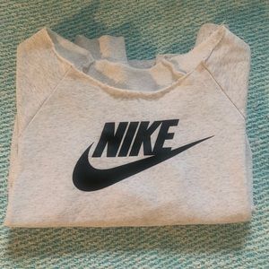 light grey nike pullover